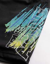 Badehose - Print - schwarz