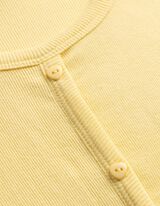 Robe - Imprim&eacute; all-over - Jaune clair