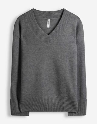 Pullover - Oversized Fit - Grau