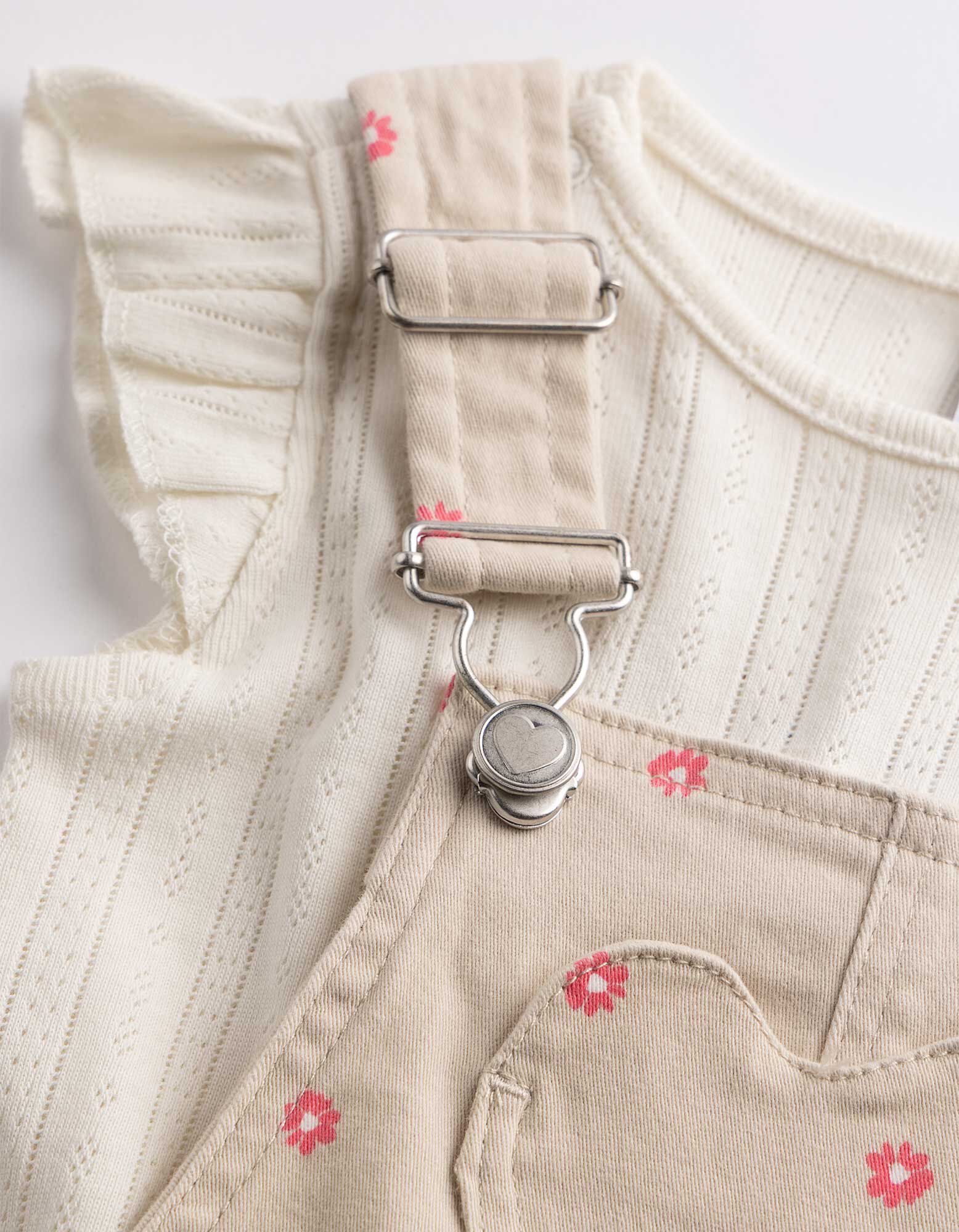 Ensemble t-shirt et pantalon - Serg&eacute; - beige