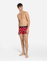 Boxeralsó - Karácsony - mélyvörös