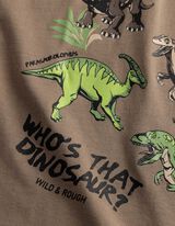 Shirt - Frontprint - hellbraun