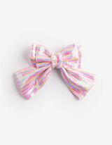 Haarklammer - Paillettenbesatz - bronzefarben