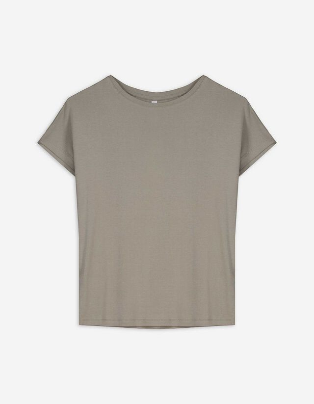 T-Shirt - Baumwoll-Mix - hellgrün