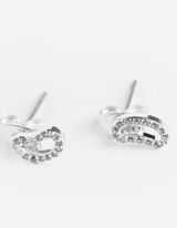 Ohrringe - 4er-Pack - silberfarben