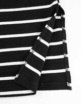 Motinystės suknelė - Pabrėžiantis figūrą - juodas