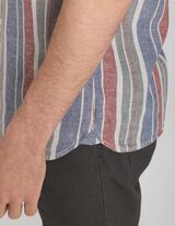 Camicia - Misto lino - grigio chiaro