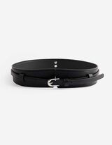 Ceinture taille haute - Noir