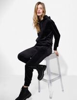 Broek - Fluweel - zwart