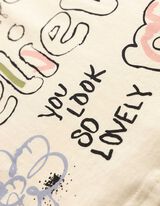 T-Shirt - Print - Gelb