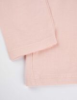 koszulka z długim rękawem - Podstawowy - rozowy