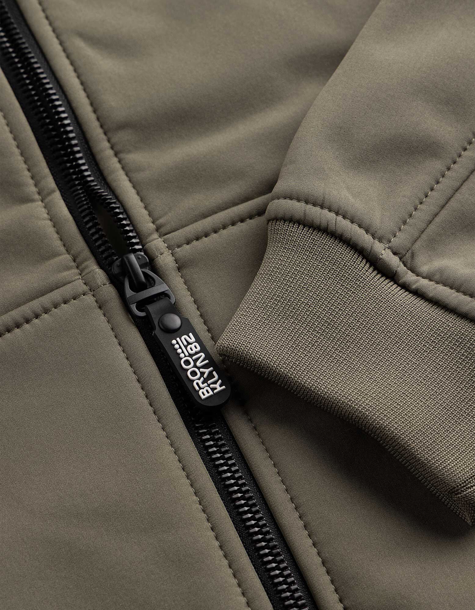 Softshelljacke - Wasserabweisend - Khaki