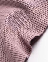 Pullover - Rippenstruktur - Lila