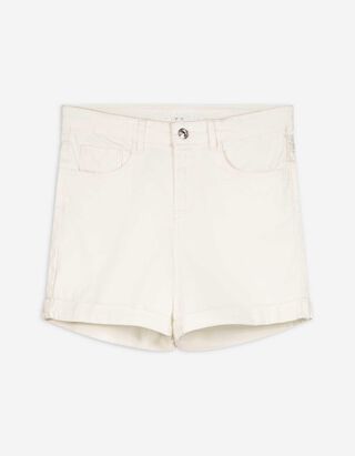 Shorts - Twill - wei&szlig;