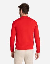 Strickpullover - Christmas - rot