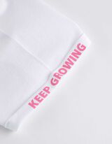 T-shirt - Maniche con risvolti fissi - bianco