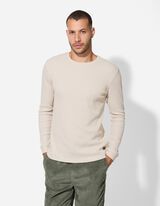 Bluză de corp cu mânecă lungă - Regular Fit - Alb