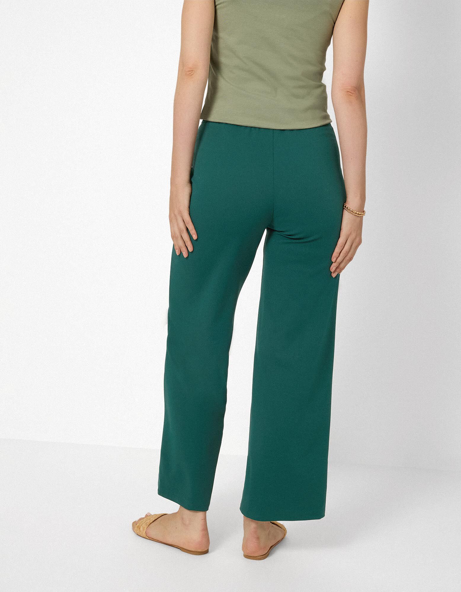 Hose - Elegant - Dunkelgr&uuml;n