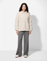 Jakna - Pliš - belo