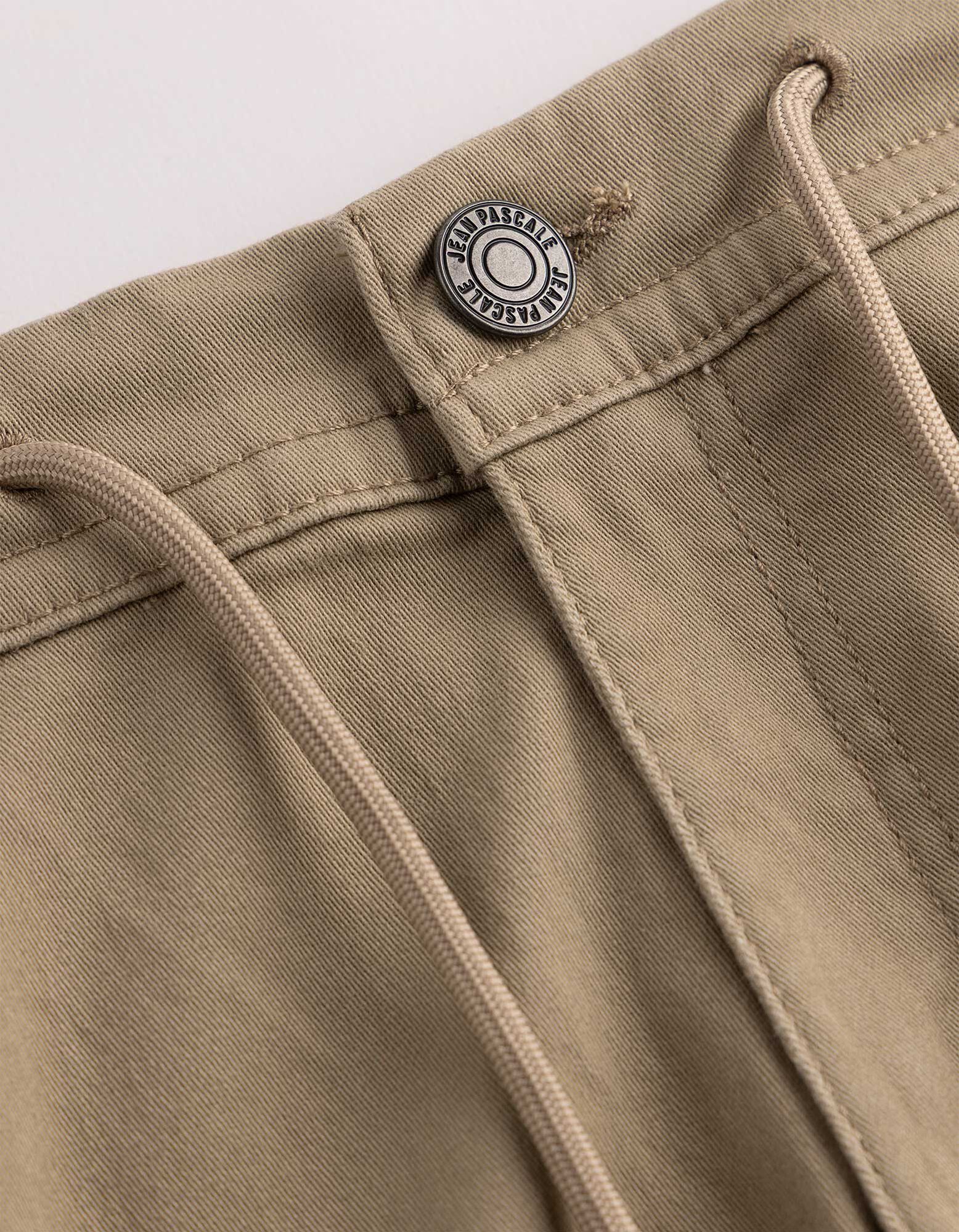 Cargohose - Twill - Beige