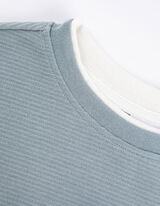 koszulka z długim rękawem - dwuwarstwowy - jasny niebieski