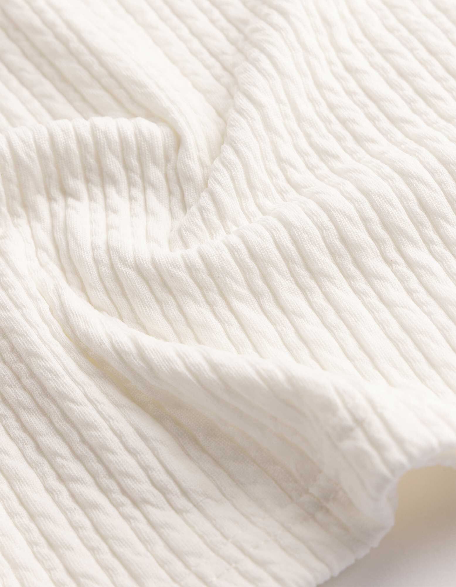 T-Shirt - einfarbig - Wei&szlig;