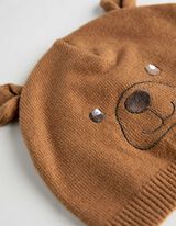 Căciulă - Broderie - Maro deschis