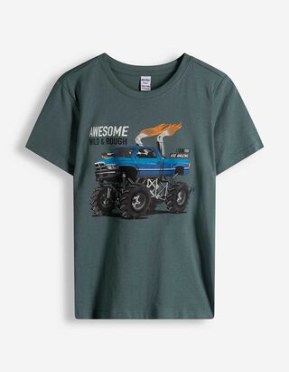 Shirt - Frontprint - gr&uuml;n