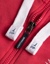 Propínací mikina - Potisk - cervena