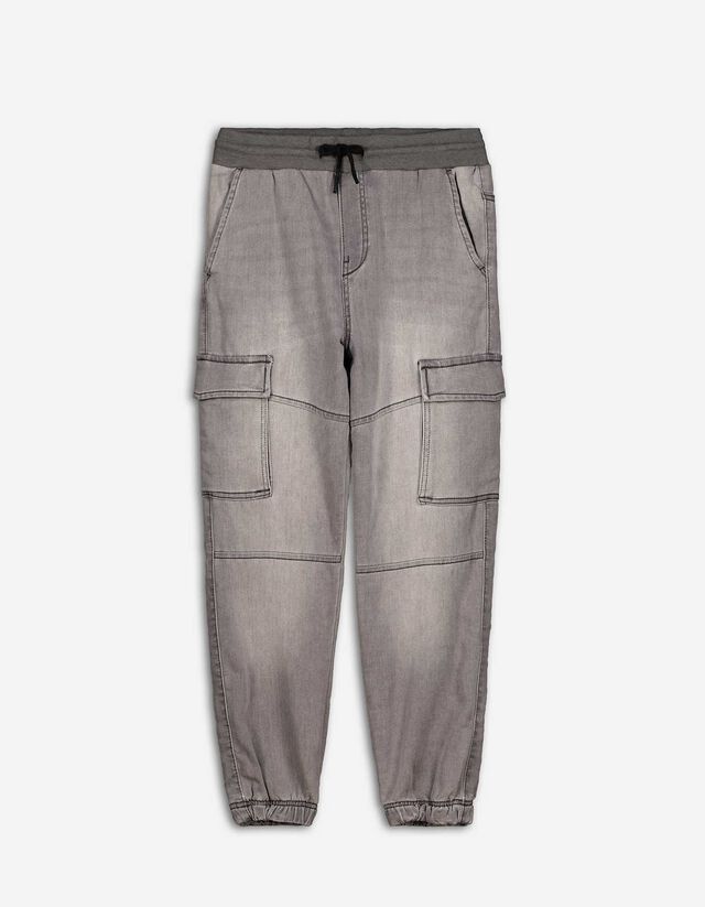 Pantaloni cargo - Relaxed Fit - grigio