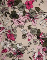 Marškinėliai ilgomis rankovėmis - Viskozės dalis - smelio spalvos