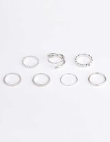 Damen Ring - 7er-Pack  