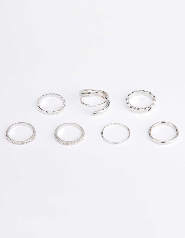 Damen Ring - 7er-Pack  