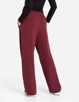 Bėgiojimo kelnės - Vienspalviai - tamsiai raudonas