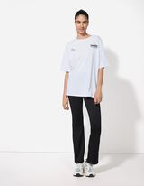 Tricou - Imprimare spate - Alb