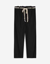 Culotte - Linnenmix - zwart