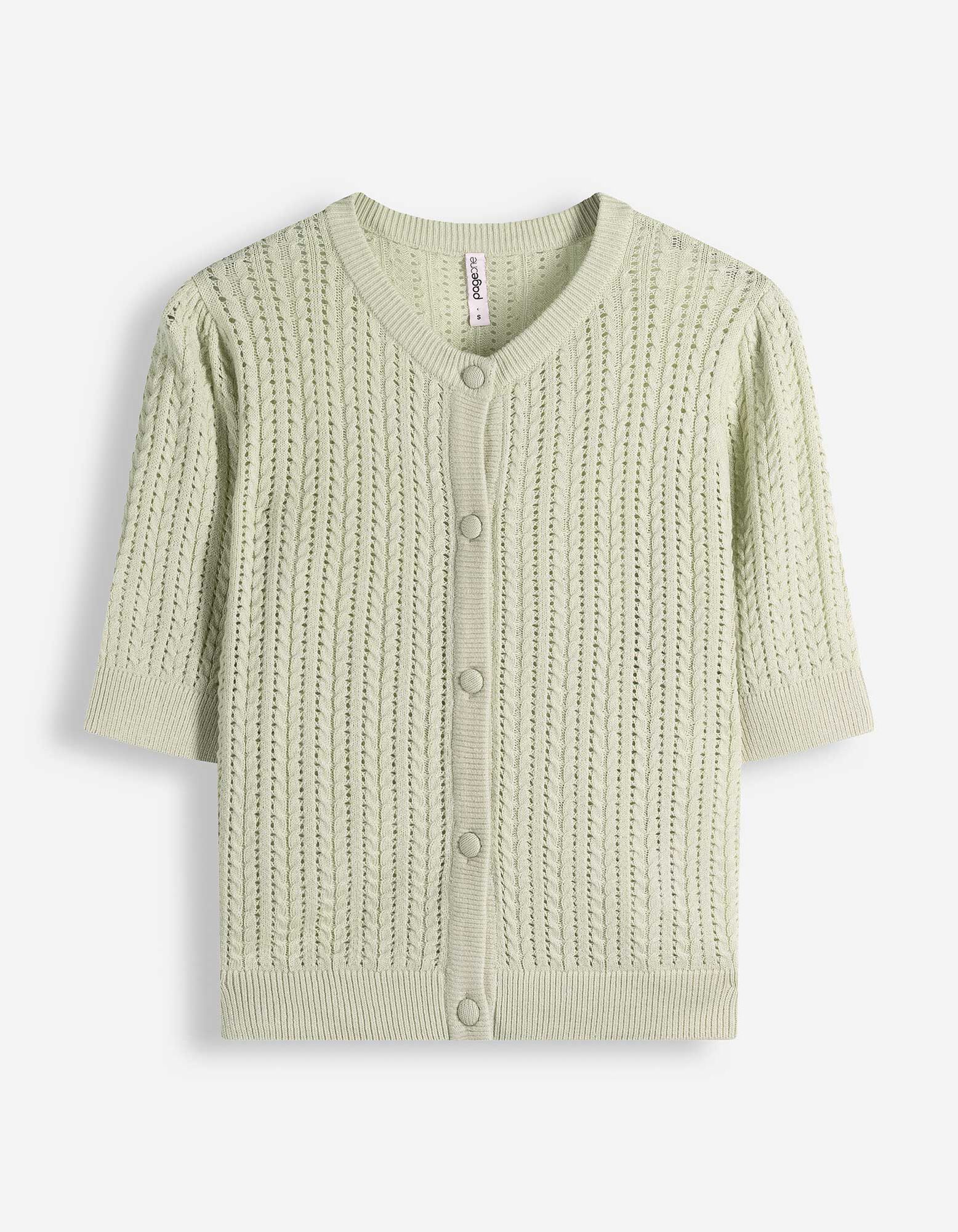 Vest - Knoopsluiting - Lichtgroen