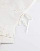 bluzka koszulowa - kr&oacute;tki - bialy