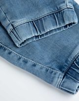 Laisvalaikio kelnės - Skalbimo poveikis - sviesiai melynas