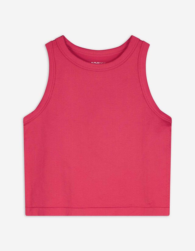 Cropped top - Naadloos - pink