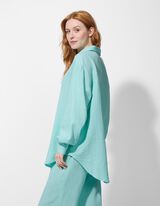 Camicia - Tinta unita - turchese