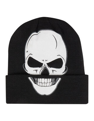 Jungen M&uuml;tze mit Totenkopf-Print