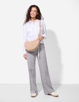 Umhängetasche - Teddyfell - beige