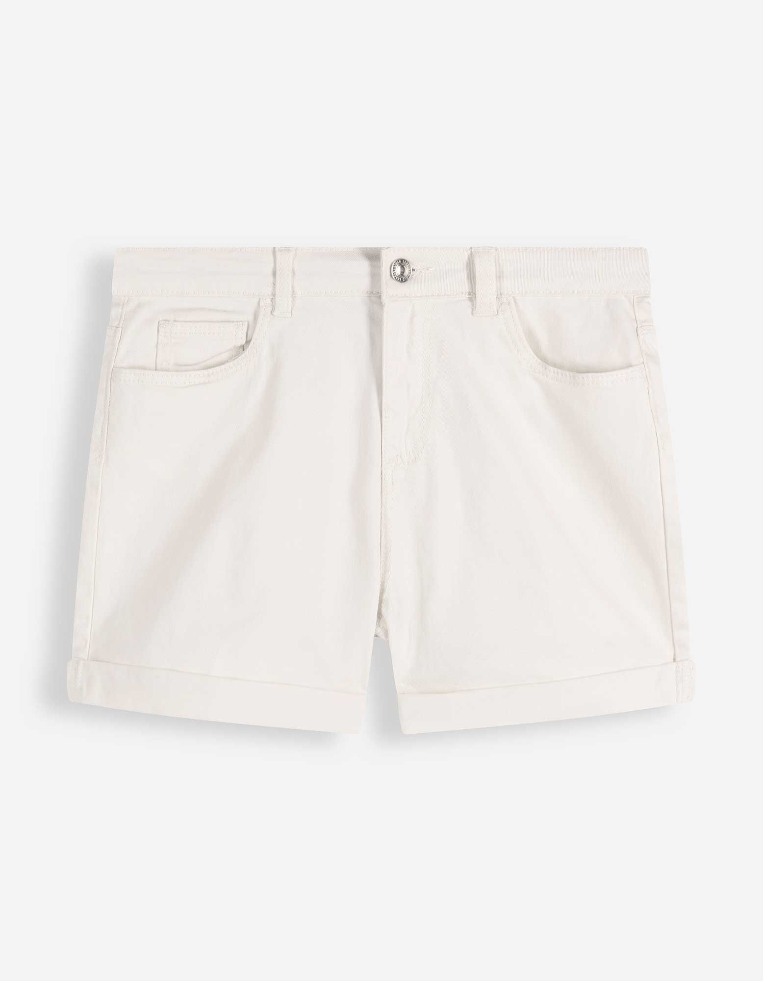 Shorts - Twill - wei&szlig;
