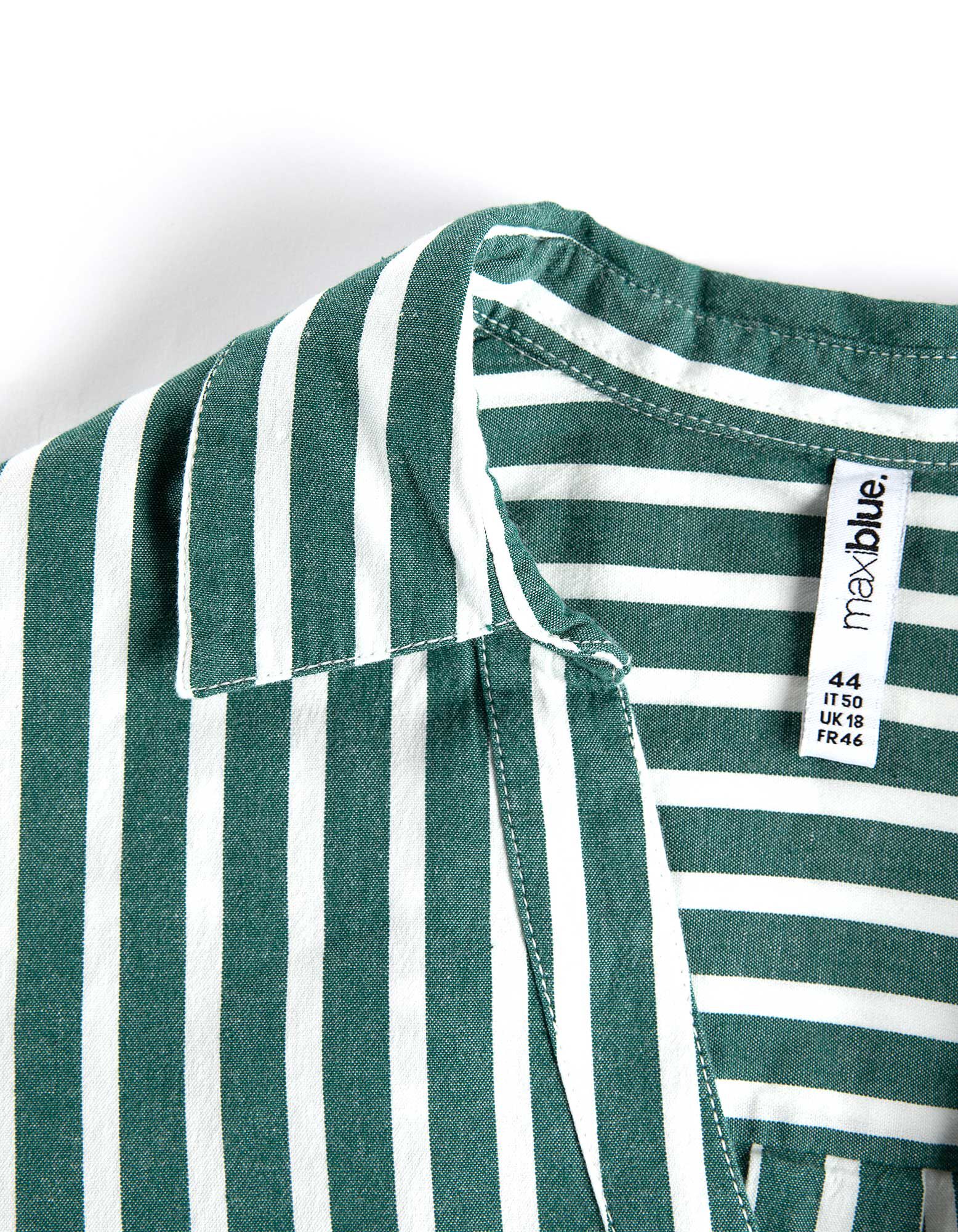 Bluză cu mânecă lungă - Serafino cut-out - Verde inchis