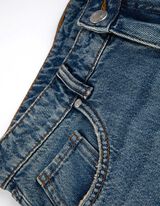 Džínsy - Straight Fit - tmavomodra