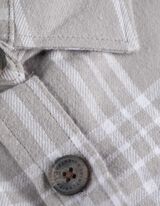 Hemd - Brusttasche - hellgrau