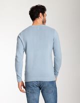 Pullover - logomotiiv - helesinine