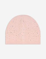 Beanie - Ziersteine - rosa