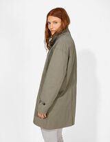 Mantel - Baumwoll-Mix - hellgr&uuml;n